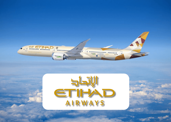 Etihad Airways Logo and Premium Flight Services